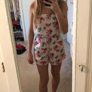 Forever 21 Floral Romper